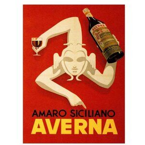 Abstract Amaro Wine Poster 170